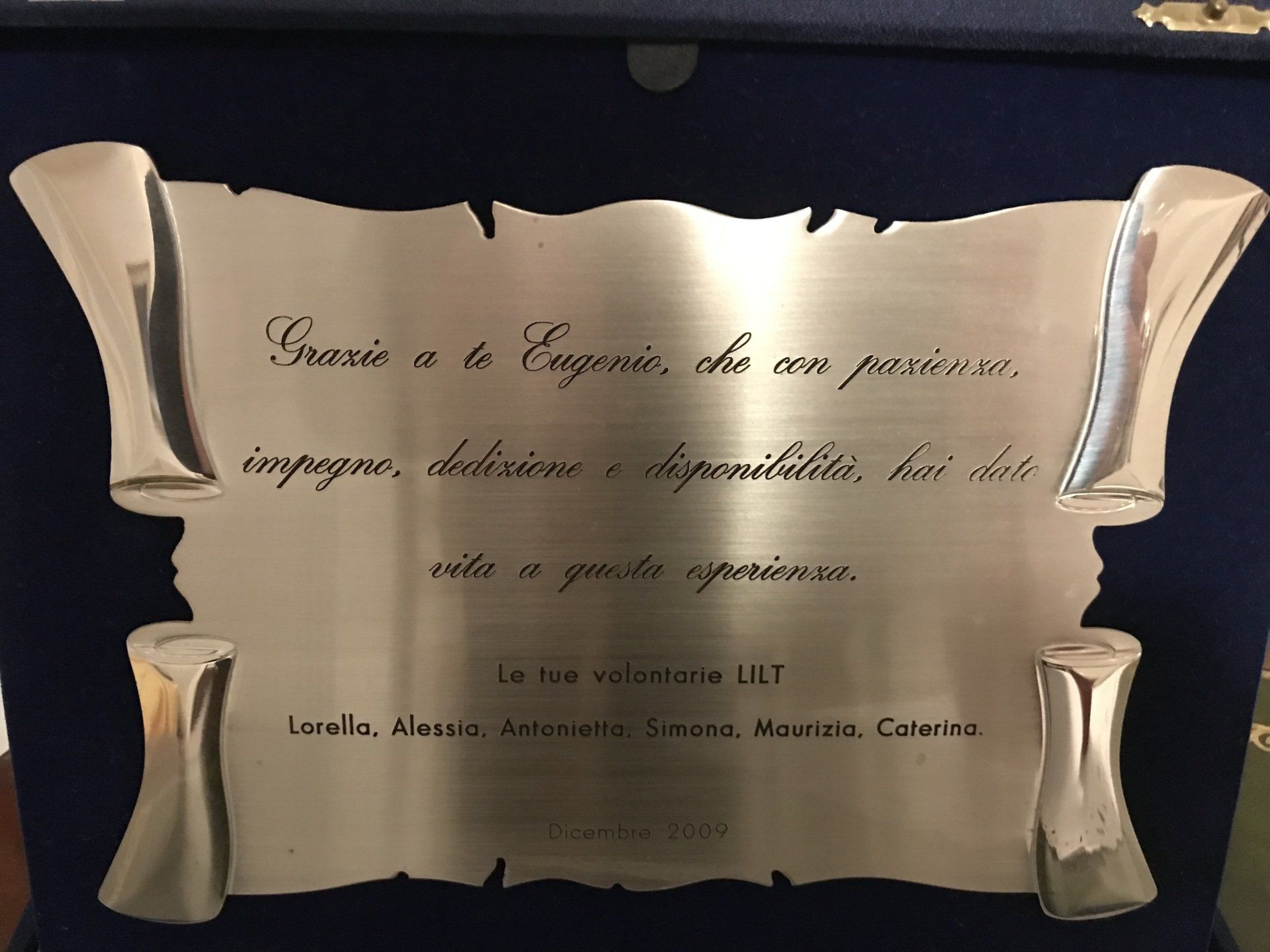 riconoscimento con targa