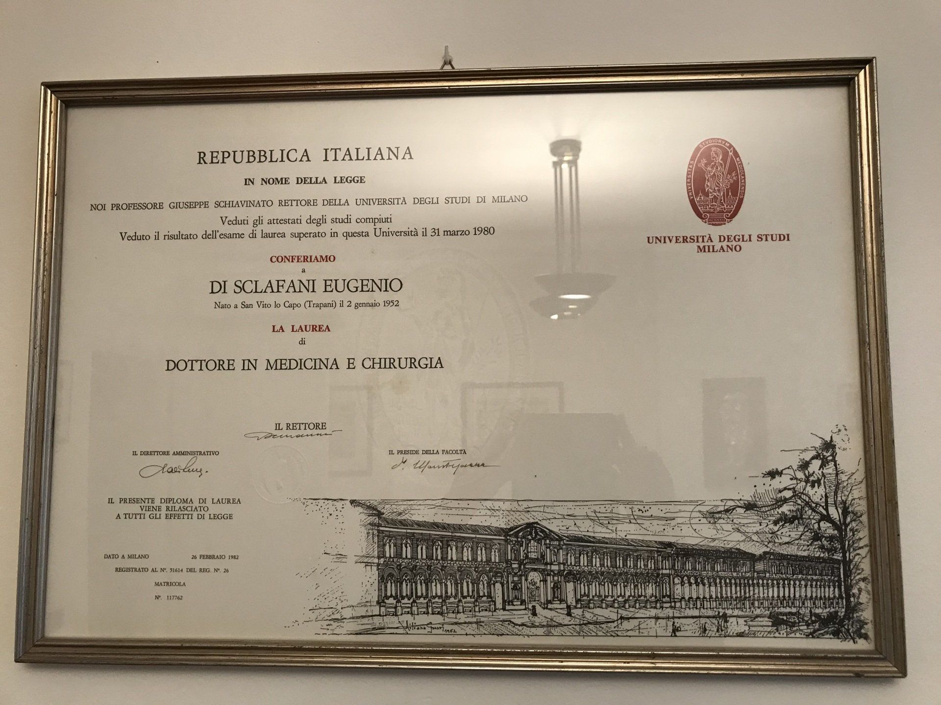 attestato di riconoscimento