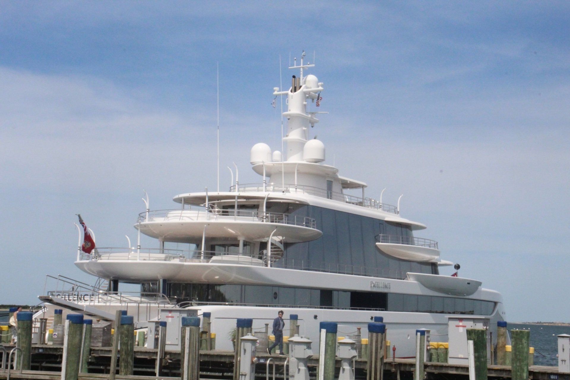 First Mega Yacht Of The Season Arrives Herb Chambers' "Excellence"