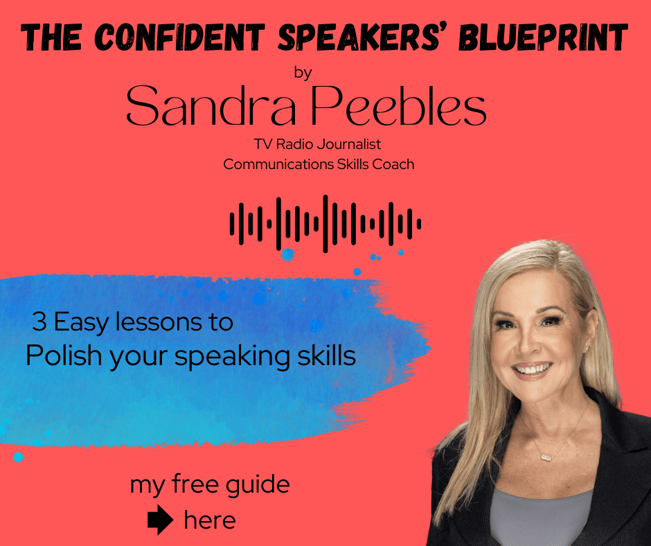 Promotional graphic for a speaking skills guide. 