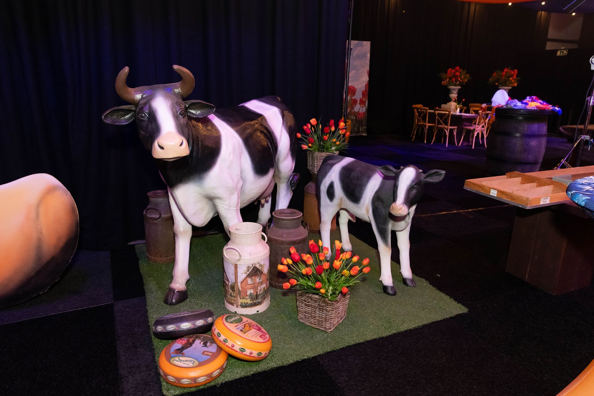 Medewerkers op de jaarafsluiting “Helemaal Hollands” van Kaemingk Season Decorations, georganiseerd door Plan X Events.