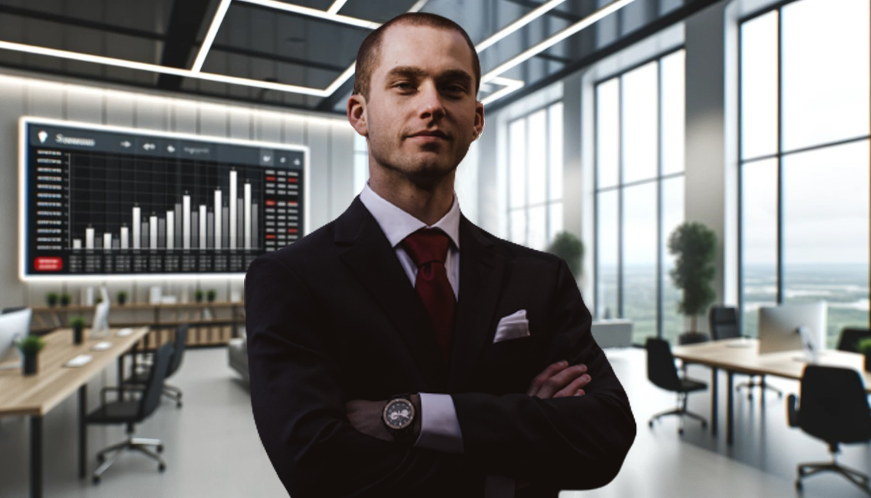 veerkrachtige verkoper