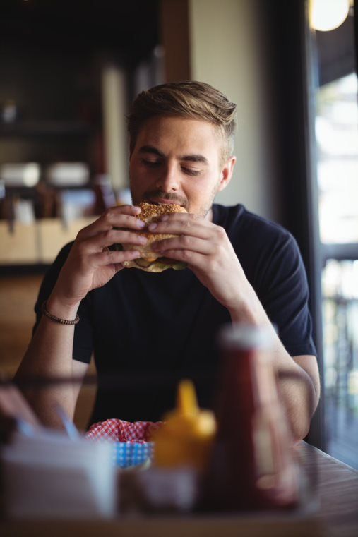 Man Eating Burger — Pigglys Supermarket, Takeaway & Bottle Shop in The Gap, NT