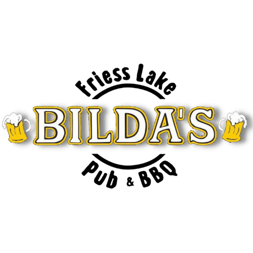 A logo for fries lake bilda 's pub and bbq.