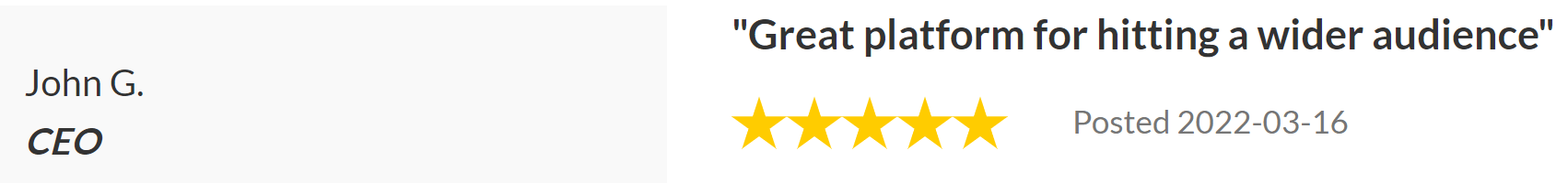 A white background with a blurred image of a person 's name and a few stars.
