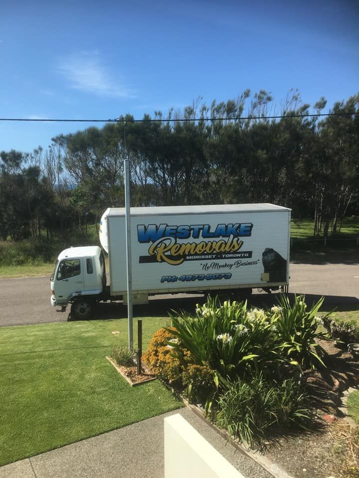 Westlake Removals Truck on A Residential Street — Westlake Removals in Wangi Wangi, NSW