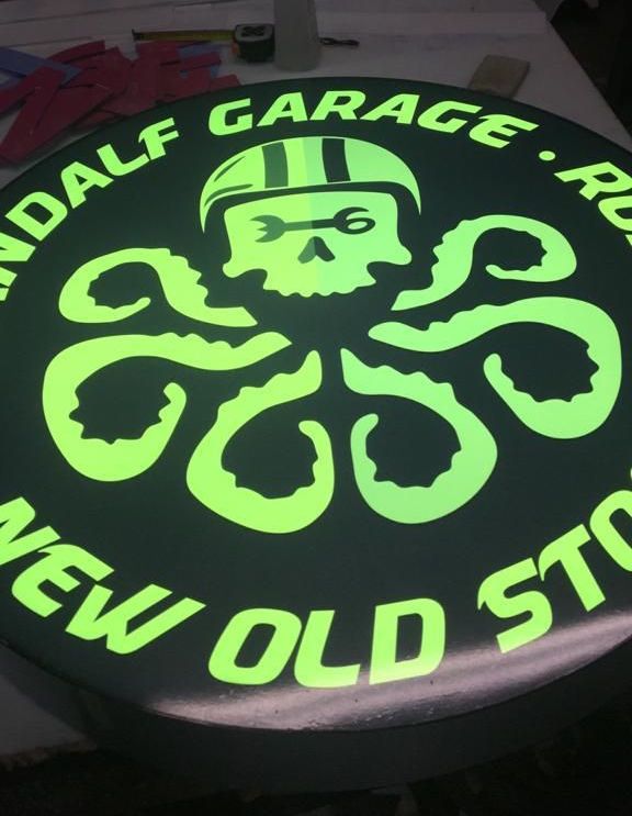 insegne luminose a box