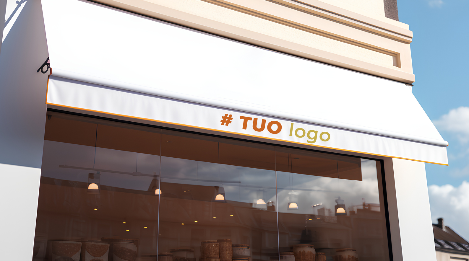 tende da sole con logo