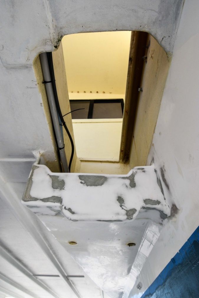 A Hole in the Ceiling of a Boat — Sandy Straits Marine In Hervey Bay, QLD