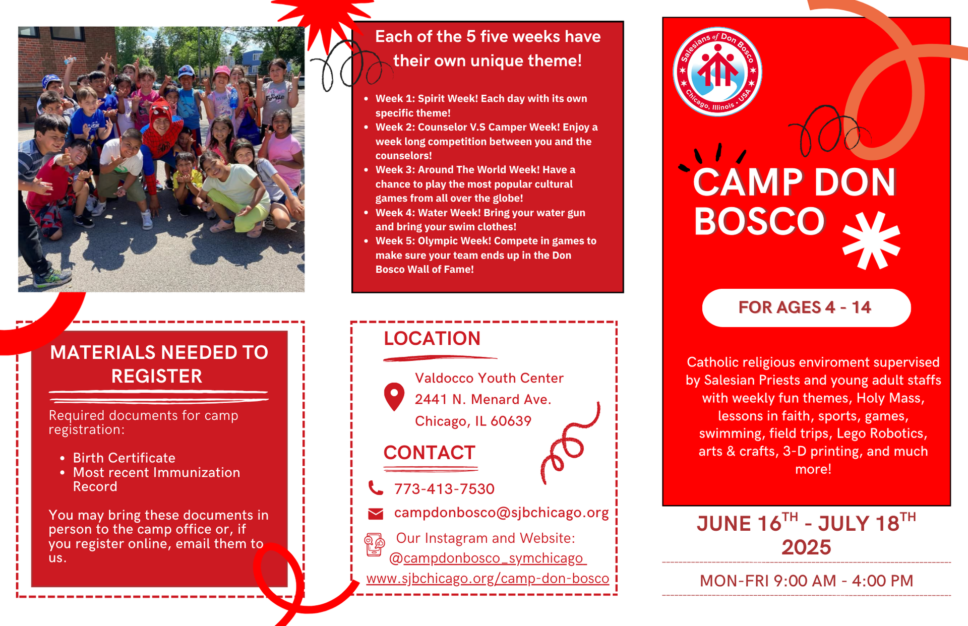 Click to register for camp!