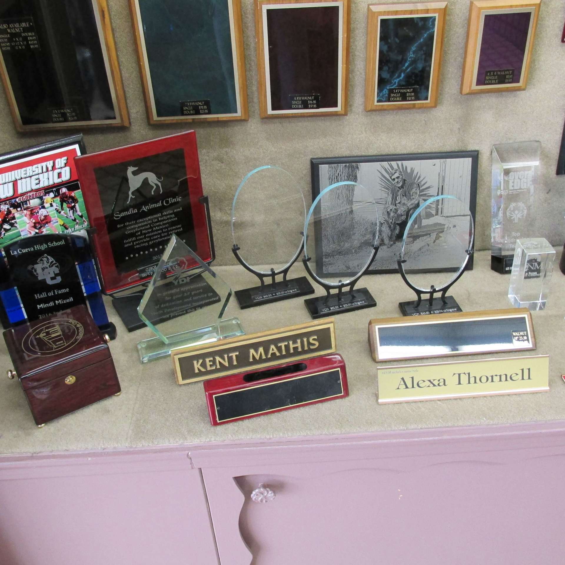 Pins and Plaques Albuquerque, NM All Sports Trophies Inc.