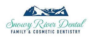 Snowy River Dental Family and Cosmetic Dentistry Logo | Top Dentist for Veneers, Sleep Apnea, Gum Disease Therapy | Bellevue ID