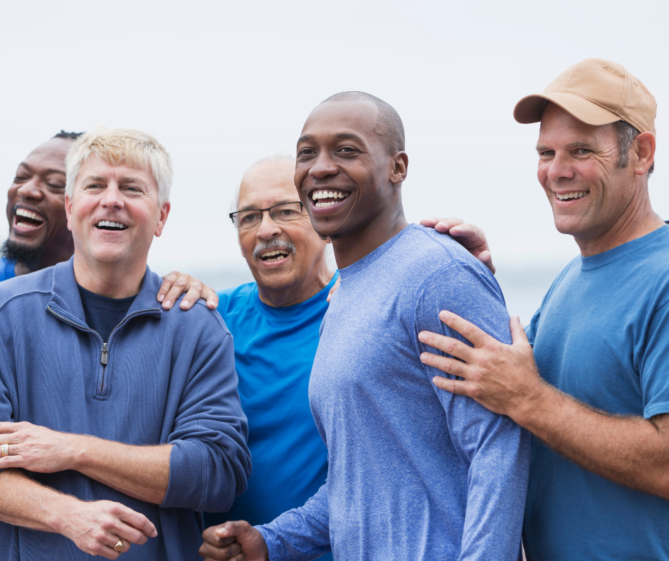 Picture of men laughing