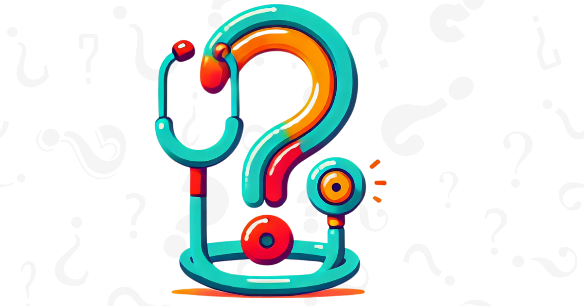 graphic of medical question mark