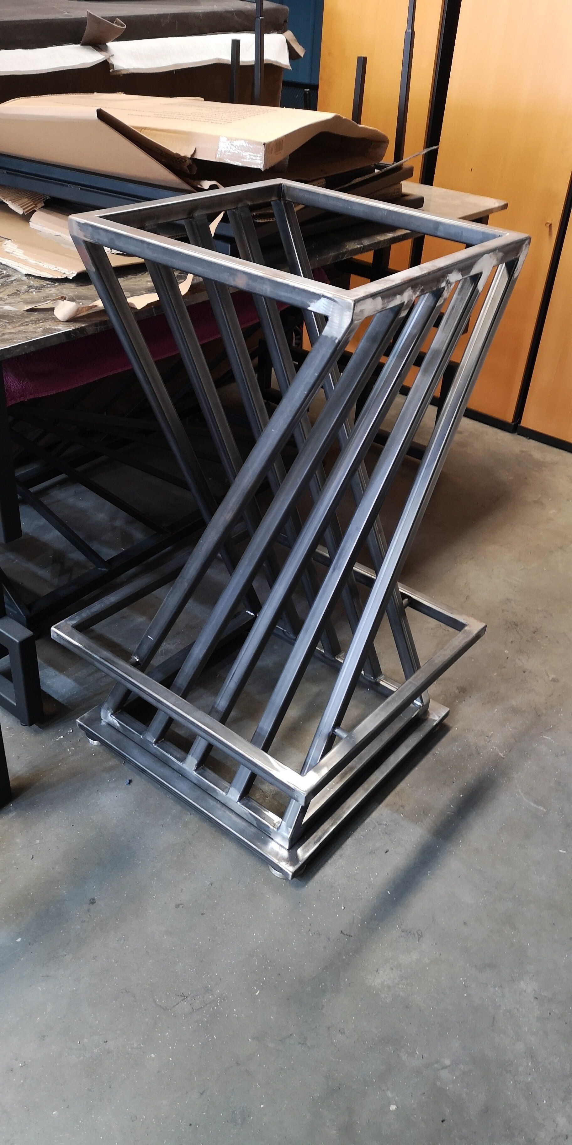 Bartafel frame staal 