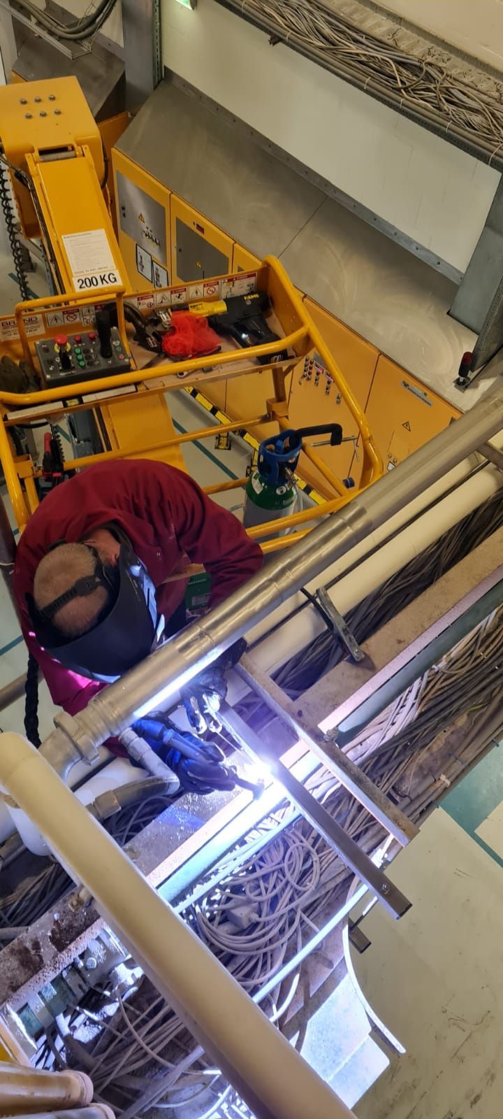 Leidingen fabriek lassen