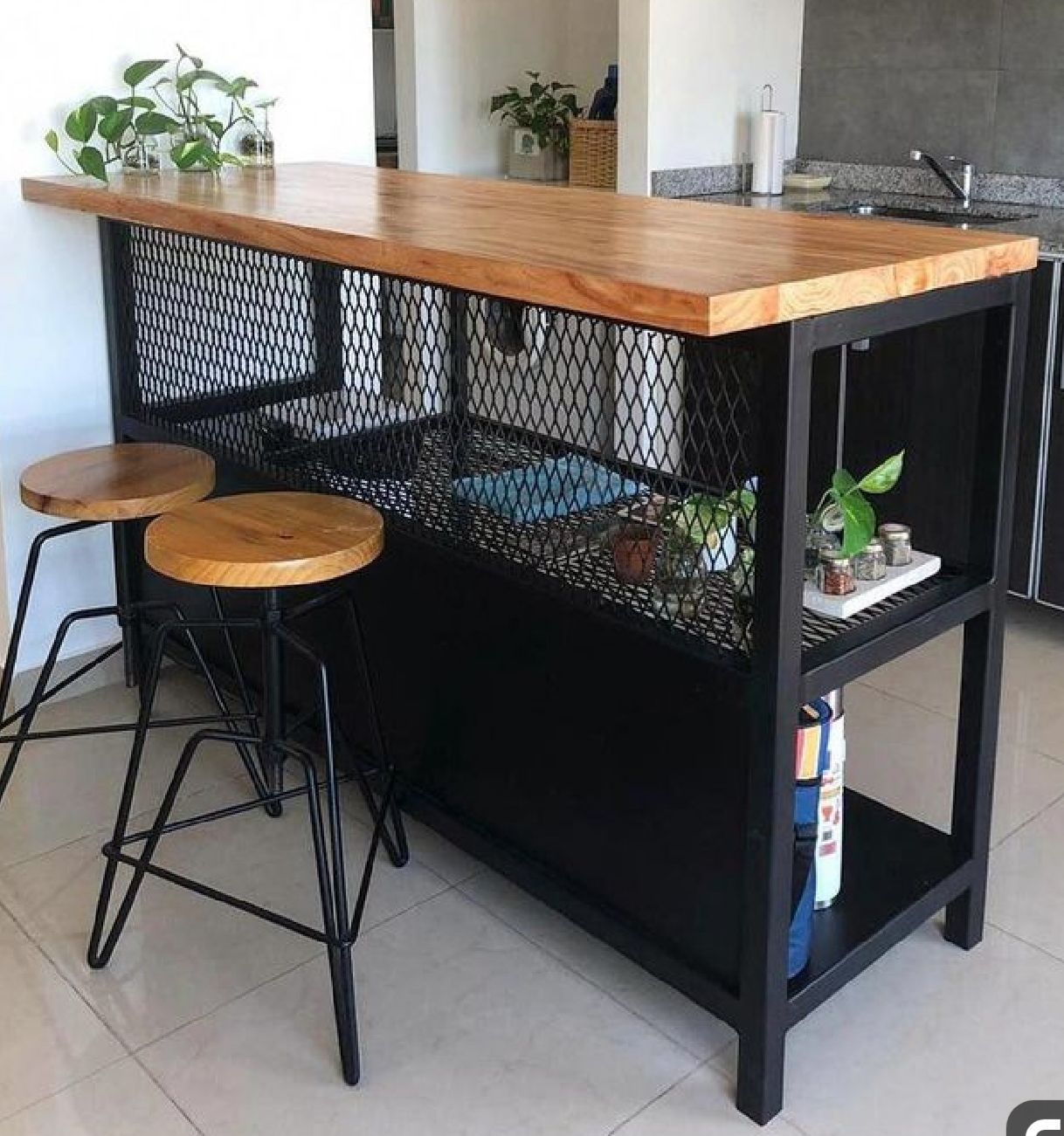 Stalen bartafel op maat Bromax