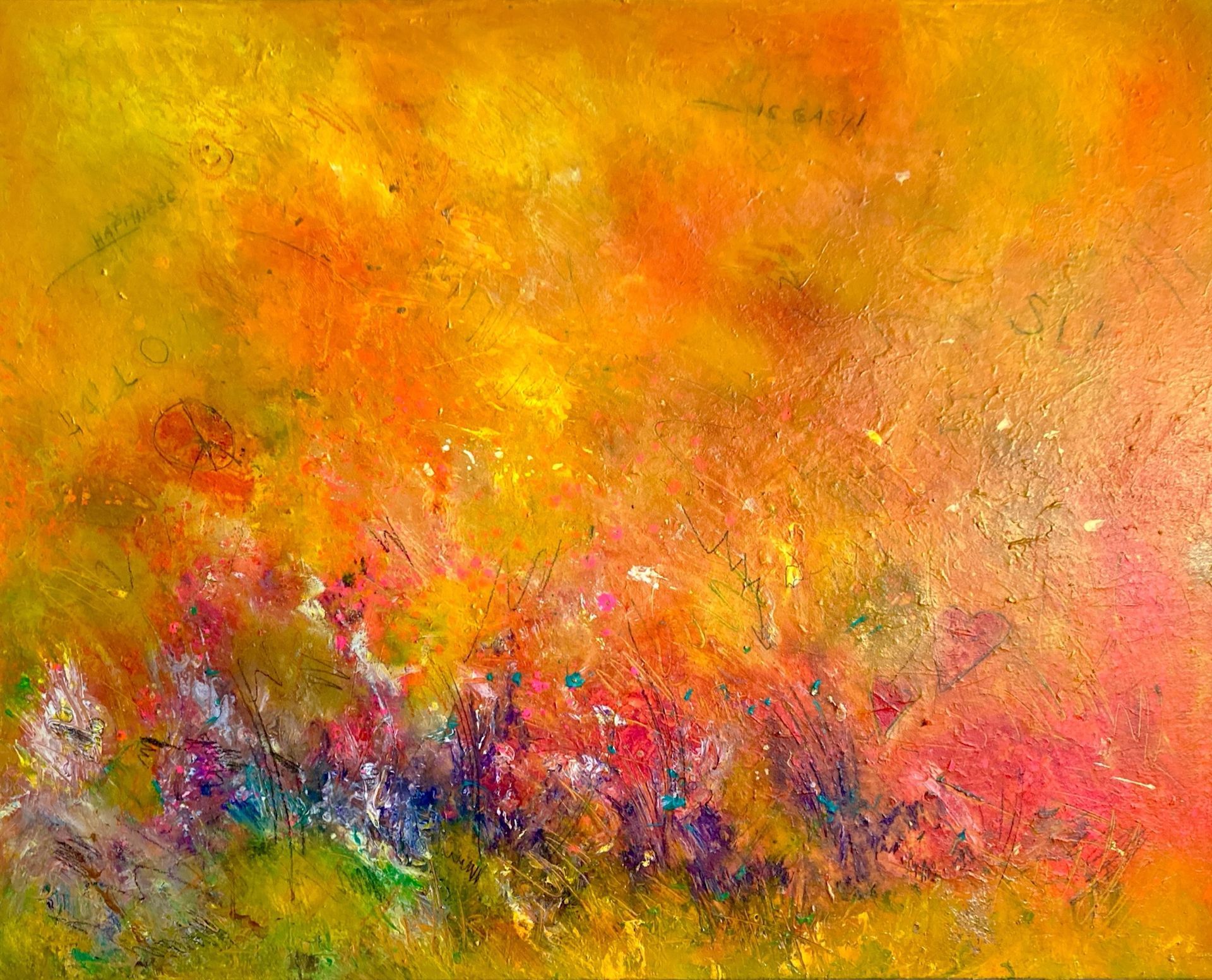 Happiness is Easy -2025 - 100x80cm - verkauft