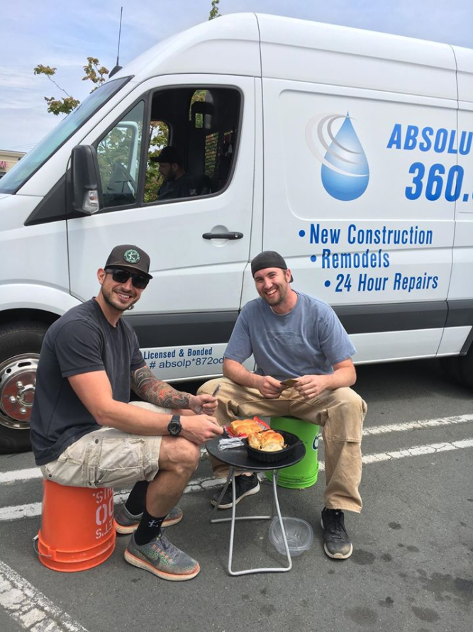 Staff Eating — Mount Vernon, WA — Absolute Plumbing