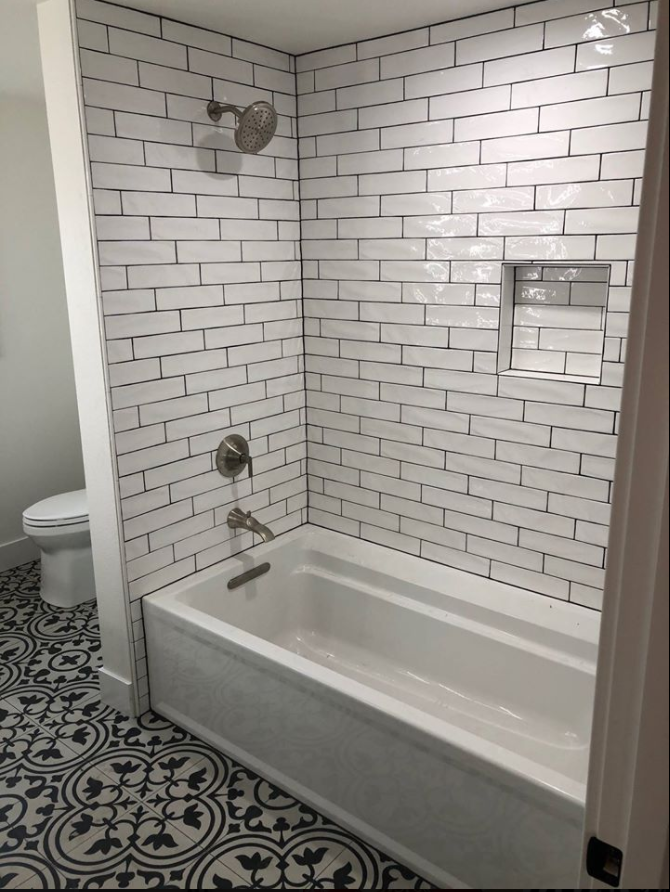 Bathroom with Bathtub — Mount Vernon, WA — Absolute Plumbing