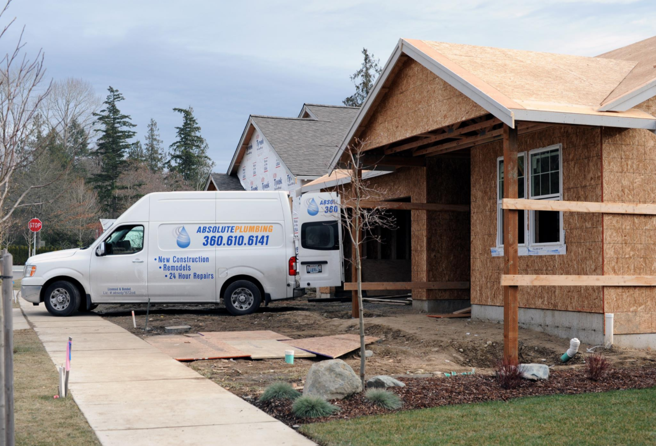 Custom Homes — Mount Vernon, WA — Absolute Plumbing
