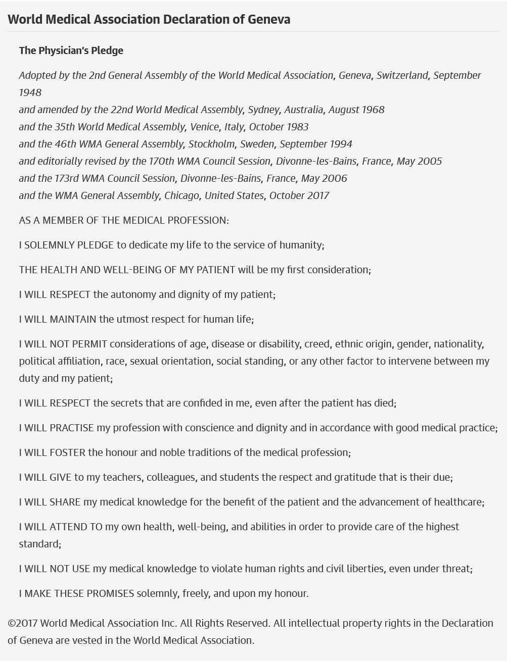 Sunrise Hospital. Patient-104 says the surgeons at Sunrise Hospital violated the Hippocratic Oath.