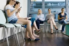 Nevada Orthopedic. Patient-113. Stock photo of patients waiting for doctors.