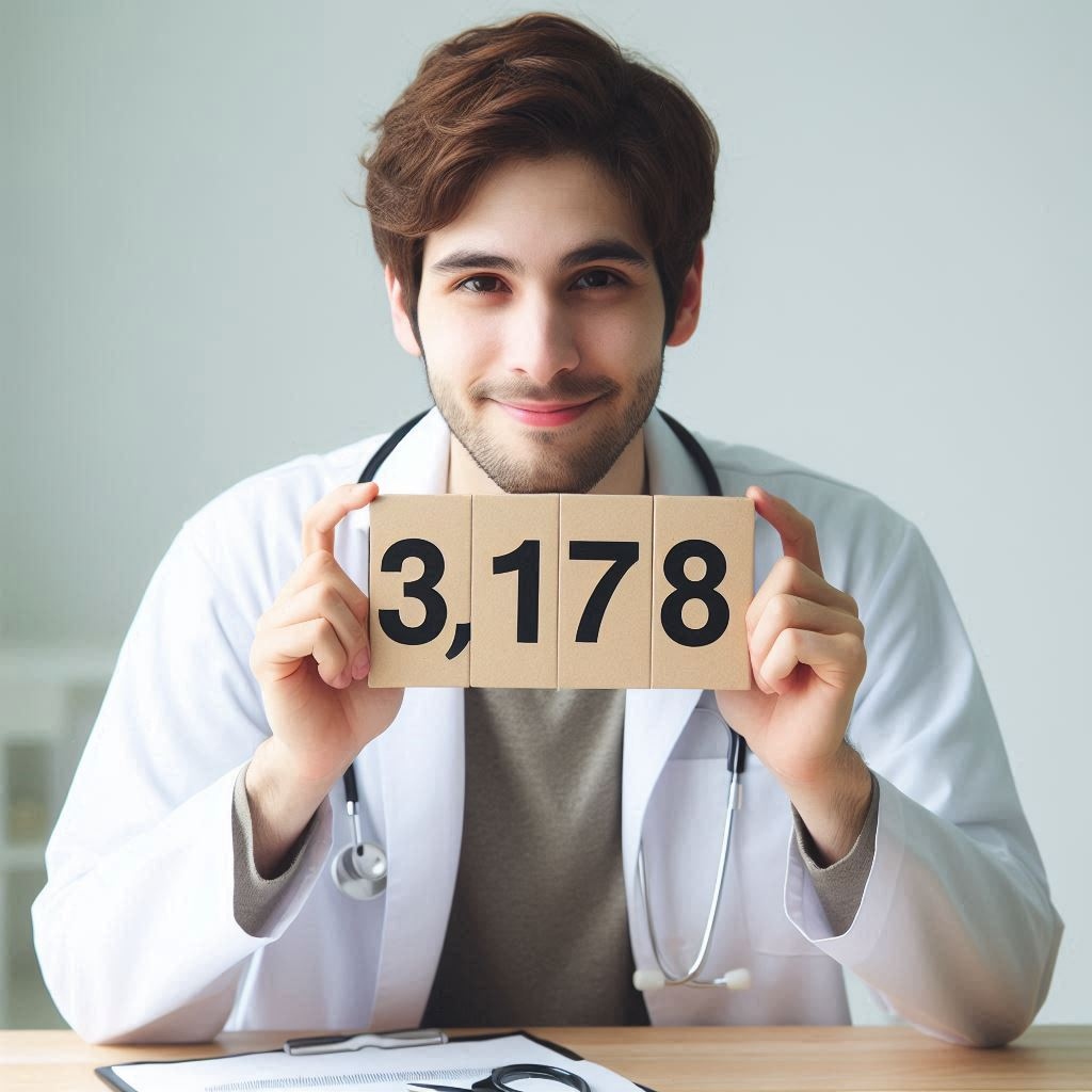 Sunrise Hospital. Stock photo illustrating when a doctor makes you feel like a number.
