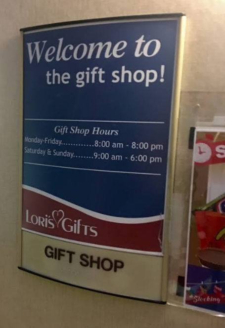 Sunrise Hospital, gift shop and hours of operation