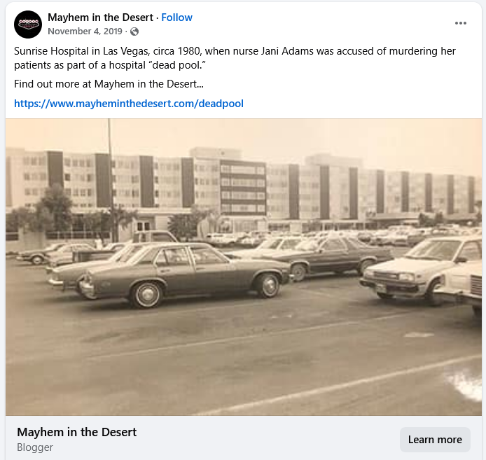 Sunrise Hospital nurses allegedly had a deadpool where they would bet on when patients would die