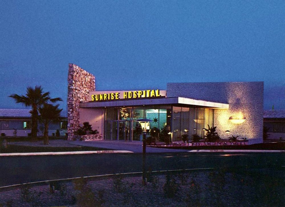 Sunrise Hospital in Las Vegas in 1958 Sunrise Hospital in Las Vegas in 1958