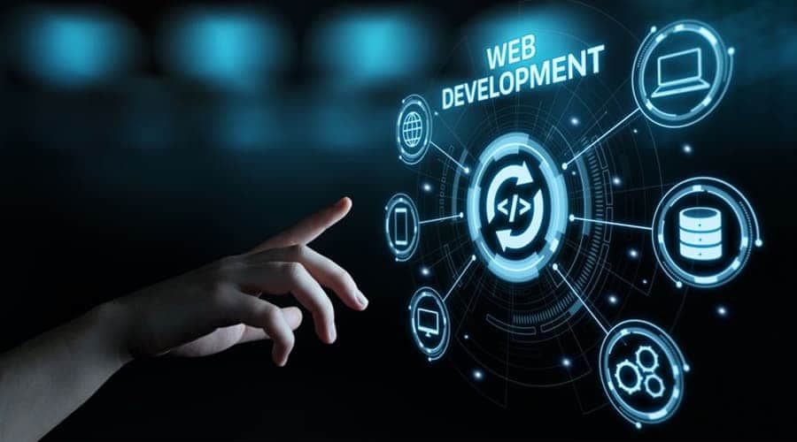 website design and development image