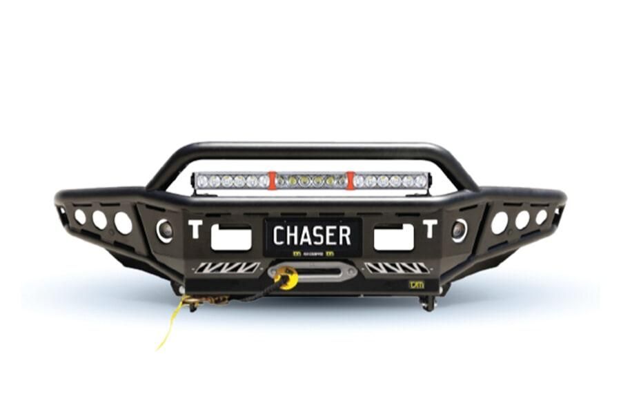 A Black Bumper With A License Plate That Says Chaser On It — TJM Dubbo In Dubbo, NSW