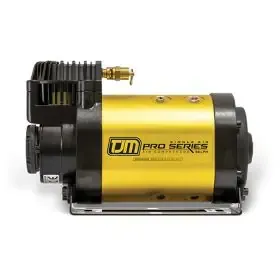 A Yellow and Black Air Compressor on a White Background — TJM Dubbo In Dubbo, NSW