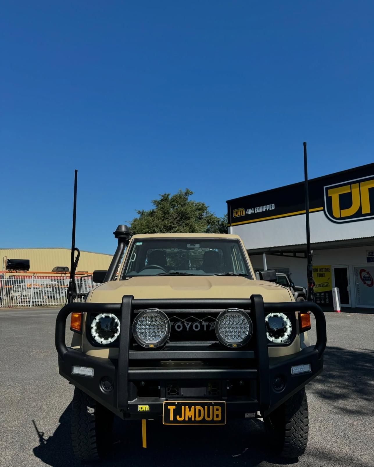 A Toyota Truck With A License Plate That Says TJMDUB — TJM Dubbo In Dubbo, NSW