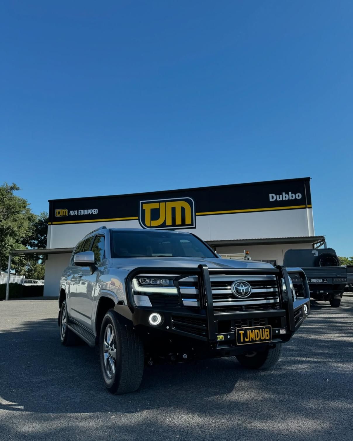 A Silver SUV Is Parked In Front Of A Building — TJM Dubbo In Narromine, NSW