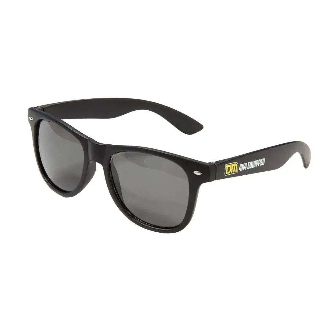 A Pair of Black Sunglasses With a Yellow Logo — TJM Dubbo In Dubbo, NSW