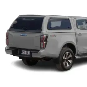 A Silver Truck With a Canopy on Top of It on a White Background — TJM Dubbo In Dubbo, NSW