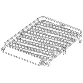 A Drawing of a Roof Rack on a White Background — TJM Dubbo In Dubbo, NSW