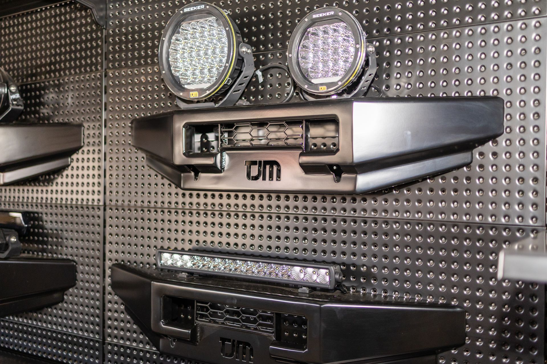A Black Bumper Is Sitting On Top Of A Tiled Floor — TJM Dubbo In Dubbo, NSW
