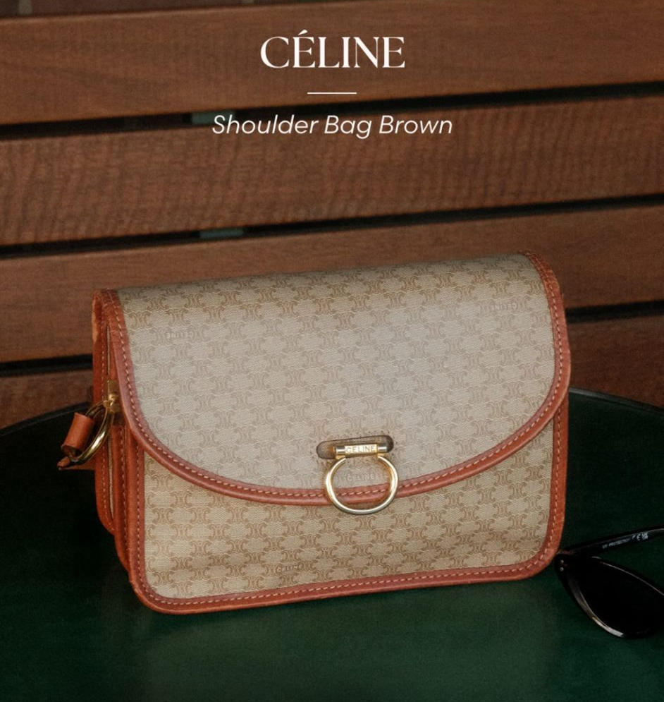 CÉLINE SHOULDER BAG BROWN