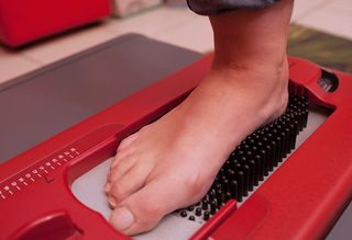 Foot on A Foot Scanner Device — Pensacola, FL — Pensacola Podiatry P.A.