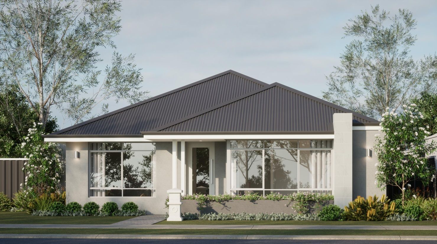 Dual Key Corner lot design