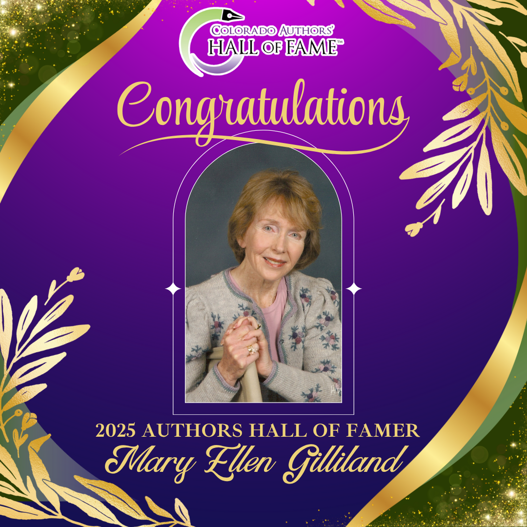 A poster that says congratulations Mary Ellen Gilliland