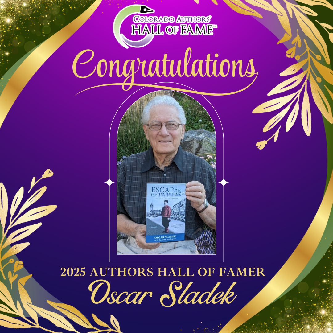 A poster that says congratulations Oscar Sladek