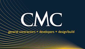 The logo for cmc general contractors + developers + design / build