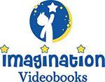 The logo for imagination videobooks shows a person holding a star.