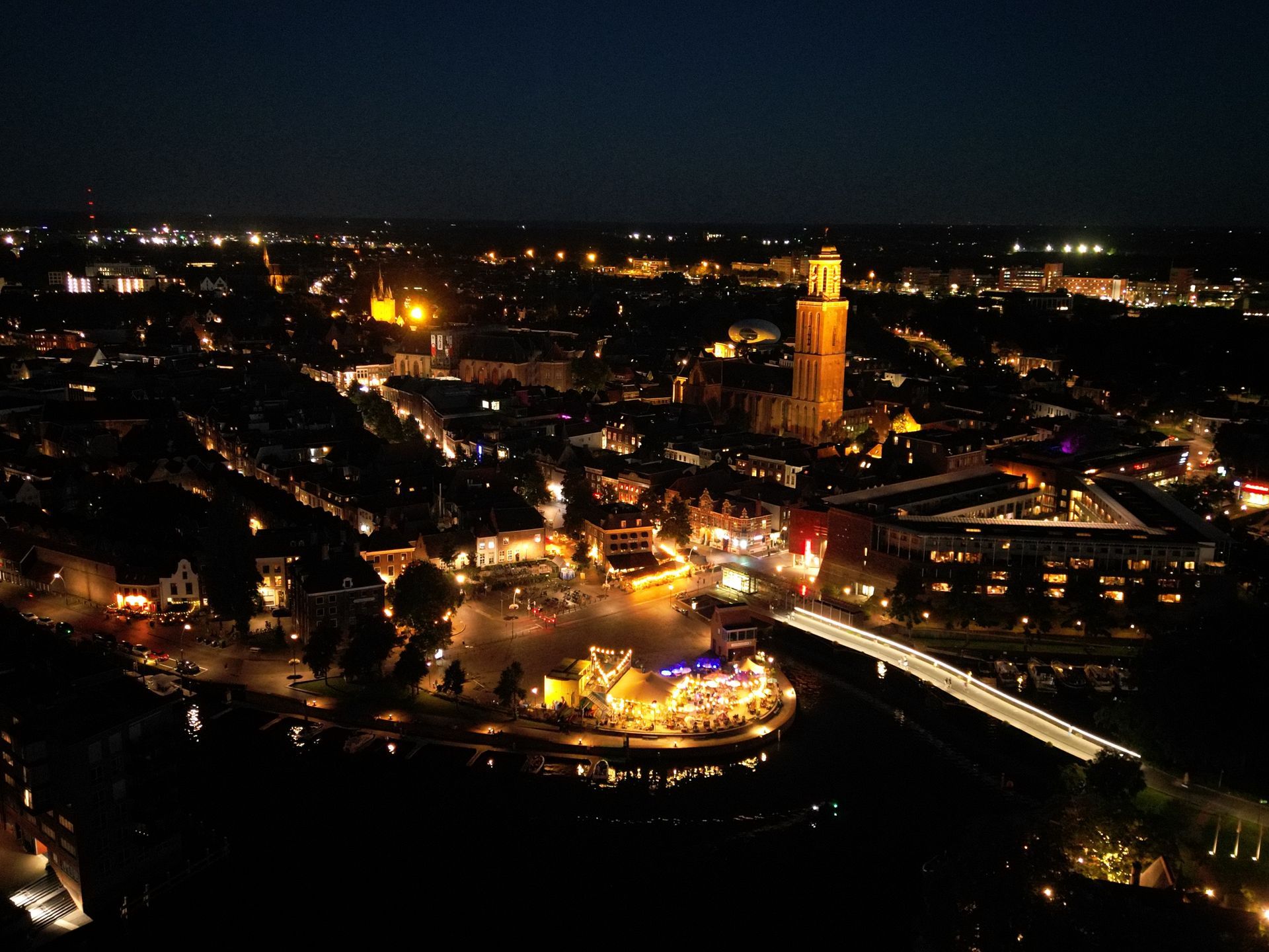 Zwolle, stads strand Las Rosas Drone verhuur zwolle