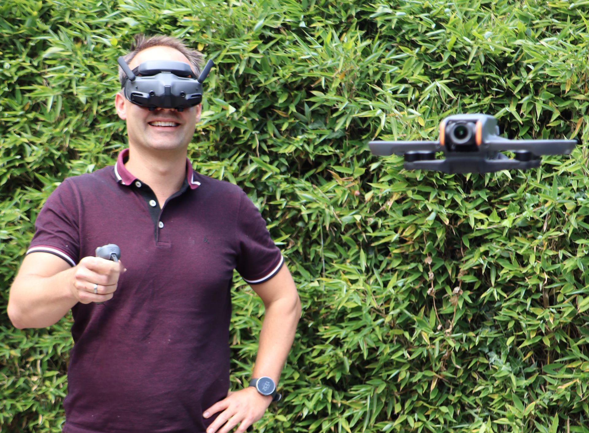 Avata 2 tijdens een workshop of huren van de drone