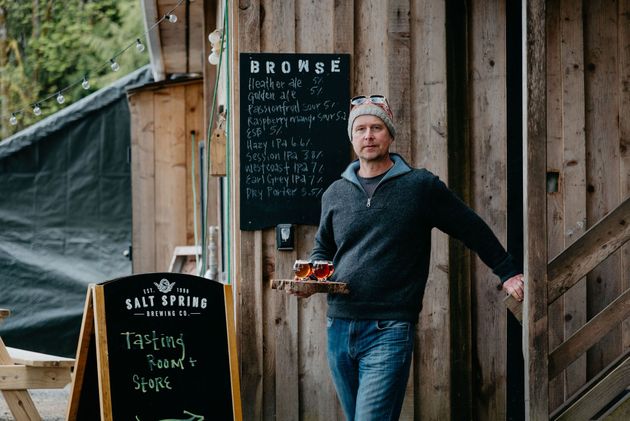 Salt Spring Brewing - tour